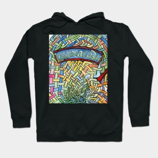 Lughnasadh with Knotwork Background Hoodie